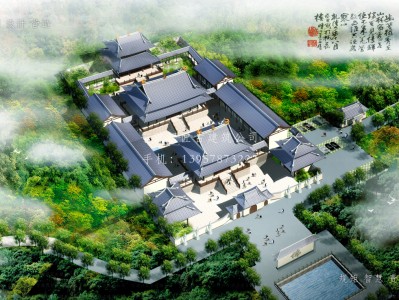 通州依云寺建筑规划设计图