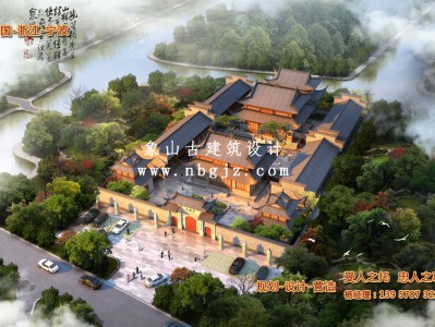 通州天福寺重建规划效果图