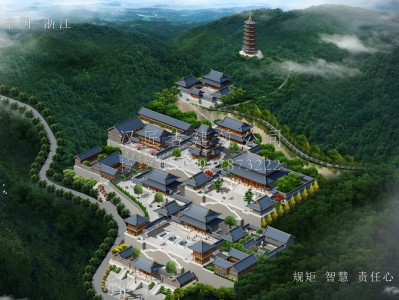 通州龙王寺古建规划设计布局图