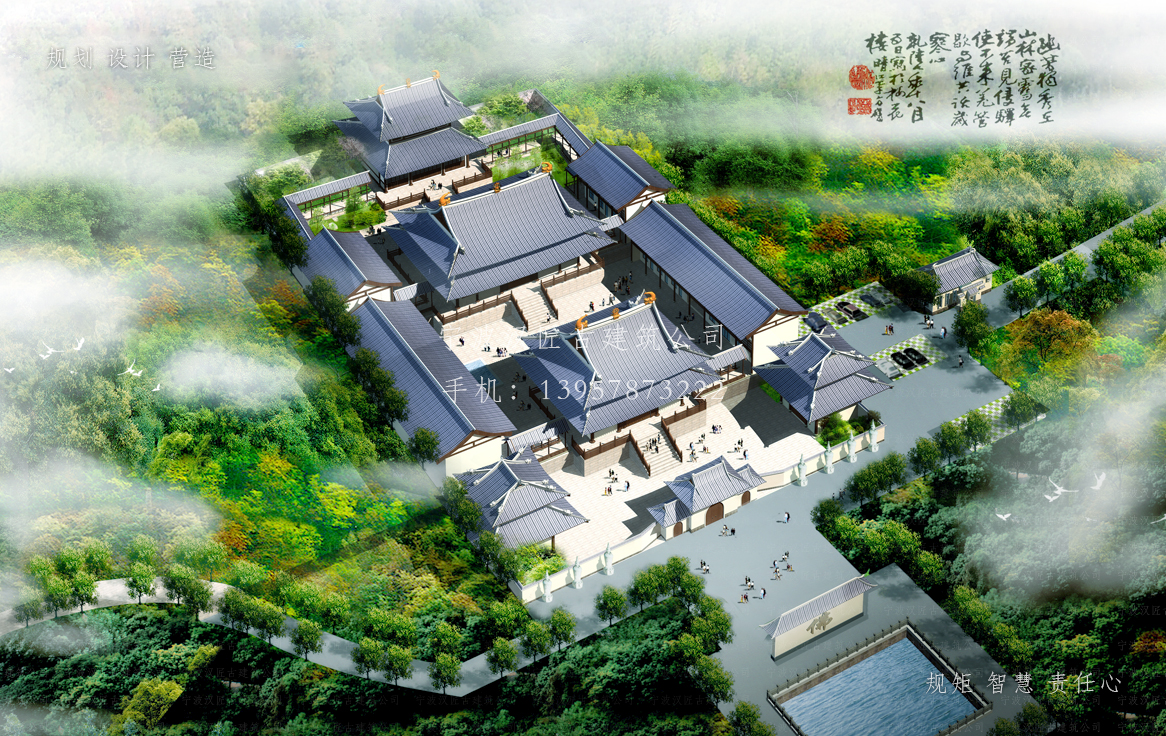 通州依云寺建筑规划设计图